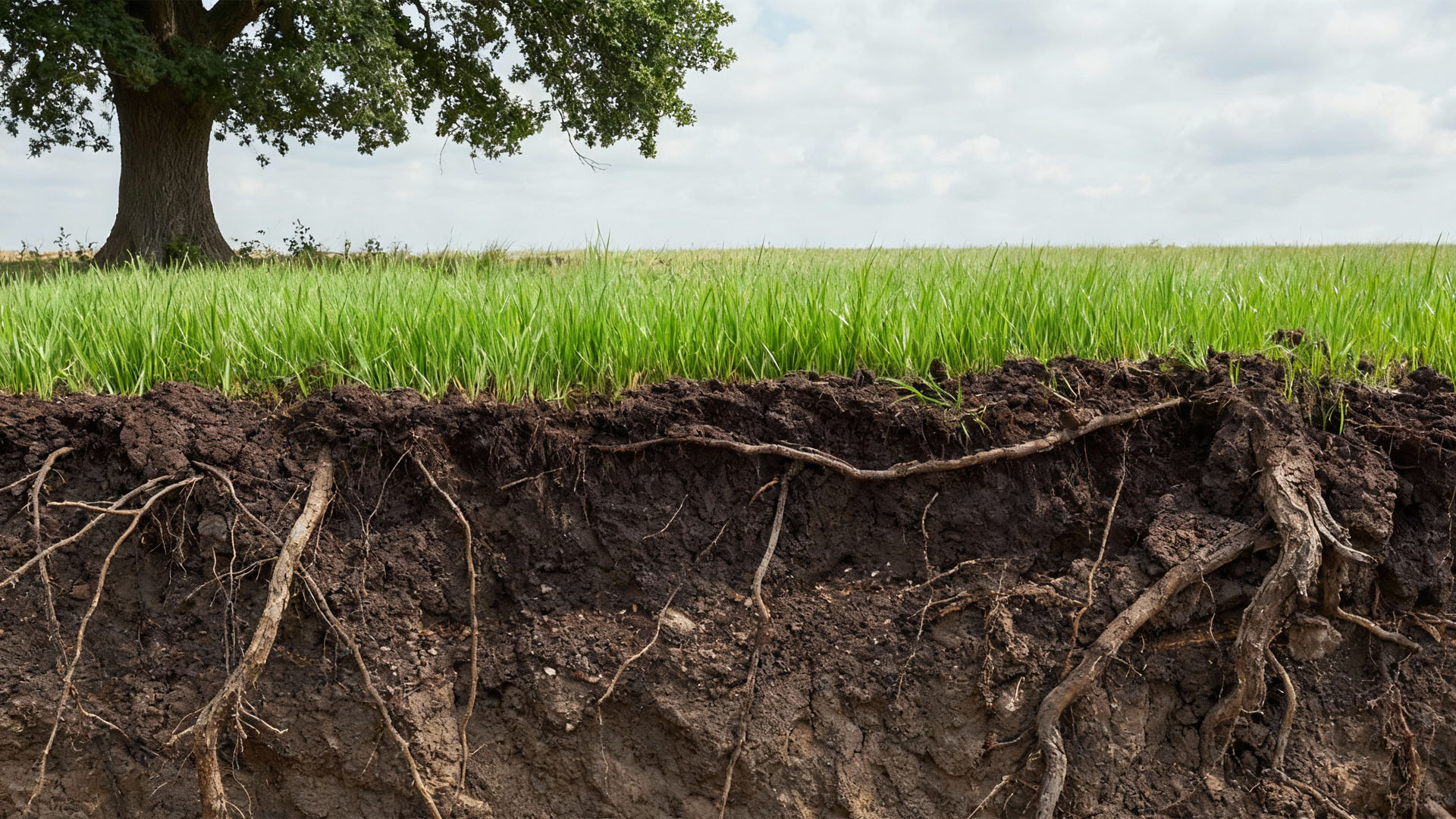 A GeoInjektor kezelés újjáépítette a talajt – a zöld növényzet visszatért.